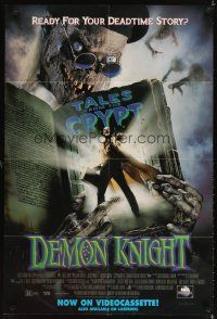 4c239 DEMON KNIGHT video 1sh '95 Billy Zane, Tales from the Crypt, great image of Crypt-Keeper!