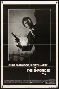4c272 ENFORCER 1sh '76 photo of Clint Eastwood as Dirty Harry by Bill Gold!