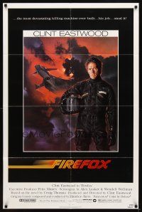 4c309 FIREFOX 1sh '82 cool C.D. de Mar art of killing machine, Clint Eastwood!