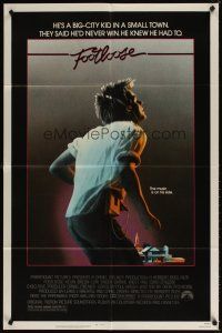 4c327 FOOTLOOSE pg rating style 1sh '84 competitive dancer Kevin Bacon has the music on his side!