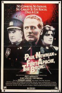 4c335 FORT APACHE THE BRONX 1sh '81 Paul Newman, Edward Asner & Ken Wahl as New York City cops