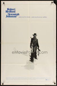 4c495 JEREMIAH JOHNSON style C 1sh '72 cool artwork of Robert Redford, directed by Sydney Pollack!