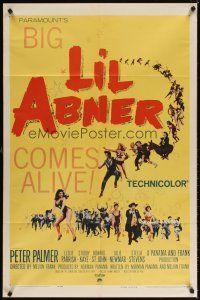 4c553 LI'L ABNER 1sh '59 sexy Julie Newmar, Peter Palmer, from Al Capp's comic!