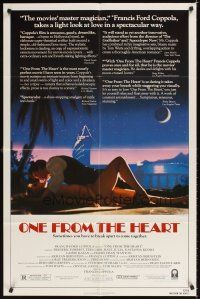 4c676 ONE FROM THE HEART 1sh '82 Francis Ford Coppola, Raul Julia, Nastassja Kinski!