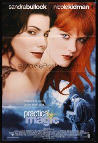 4c711 PRACTICAL MAGIC int'l 1sh '98 great image of sexy witches Sandra Bullock & Nicole Kidman!