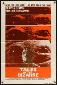 4c874 TALES OF THE BIZARRE 1sh '72 he rose from the crypt to reveal sinister passions!