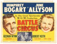 4d015 BATTLE CIRCUS TC '53 Humphrey Bogart & June Allyson in the Korean War!
