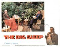 4d255 BIG SLEEP LC #7 '78 2-shot of Robert Mitchum with James Stewart, directed by Michael Winner!