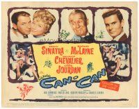 4d022 CAN-CAN TC '60 Frank Sinatra, Shirley MacLaine, Maurice Chevalier & Louis Jourdan!