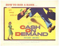 4d024 CASH ON DEMAND TC '62 Peter Cushing, how to rob a bank and get away with it!