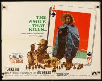 4f187 ACE HIGH 1/2sh '69 Eli Wallach, Terence Hill, spaghetti western, ace of spades design!