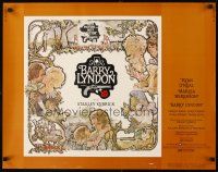 4f221 BARRY LYNDON 1/2sh '75 Stanley Kubrick, Ryan O'Neal, historical romantic war melodrama!