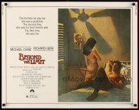 4f233 BEYOND THE LIMIT 1/2sh '83 art of Michael Caine, Richard Gere & sexy girl by Richard Amsel!