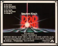 4f292 DEAD ZONE 1/2sh '83 David Cronenberg, Stephen King, he has the power to see the future!