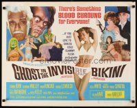 4f357 GHOST IN THE INVISIBLE BIKINI 1/2sh '66 Boris Karloff + sexy girls & wacky horror images!
