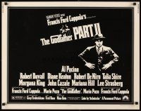 4f362 GODFATHER PART II 1/2sh '74 Al Pacino in Francis Ford Coppola classic crime sequel!