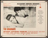 4f367 GRADUATE 1/2sh R72 classic image of Dustin Hoffman & Anne Bancroft in bed!