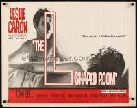 4f467 L-SHAPED ROOM 1/2sh '63 sexy Leslie Caron, Bryan Forbes, cool design!