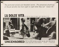 4f430 LA DOLCE VITA 1/2sh R66 Federico Fellini, Marcello Mastroianni, sexy Anita Ekberg!