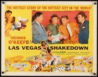 4f434 LAS VEGAS SHAKEDOWN style A 1/2sh'55 gambling Dennis O'Keefe in the world's most fabulous city