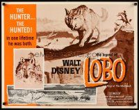 4f444 LEGEND OF LOBO 1/2sh '63 Walt Disney, King of the Wolfpack, cool artwork of wolf being hunted!