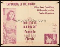 4f450 LIGHT ACROSS THE STREET 1/2sh R60 sexy Brigitte Bardot in Female and the Flesh!