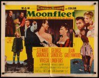 4f488 MOONFLEET style A 1/2sh '55 Fritz Lang, Stewart Granger, Joan Greenwood, sexy Viveca Lindfors