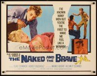 4f501 NAKED & THE BRAVE 1/2sh '65 Horst Bucholz makes sexy Elke Sommer feel like a woman!