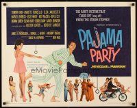 4f530 PAJAMA PARTY 1/2sh '64 Annette Funicello in sexy lingerie, Tommy Kirk, Buster Keaton shown!
