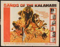 4f599 SANDS OF THE KALAHARI 1/2sh '65 the strangest adventure the eyes of man have ever seen!