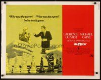 4f624 SLEUTH 1/2sh '72 Laurence Olivier & Michael Caine as chess pieces!