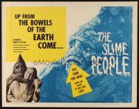 4f625 SLIME PEOPLE 1/2sh '63 wild cheesy wacky image, they came up from the bowels of the Earth!