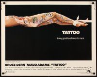 4f663 TATTOO 1/2sh '81 Bruce Dern, Maud Adams, sexy body art & bondage image!