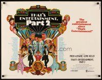 4f677 THAT'S ENTERTAINMENT PART 2 style C 1/2sh '75 Fred Astaire, Gene Kelly & MGM greats by Peak!