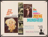 4f725 WILD, WILD WORLD OF JAYNE MANSFIELD 1/2sh '68 many super sexy images, she shows & tells all!