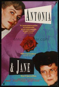 4k032 ANTONIA & JANE 1sh '91 Imelda Staunton, Saskia Reeves, Patricia Leventon!