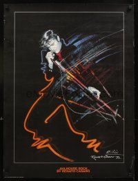 4j719 JAILHOUSE ROCK commercial poster '92 wonderful Renato Casaro art of The King!