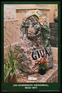 4j775 JIM MORRISON commercial poster '89 cool image of Doors lead singer memorial!