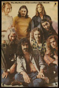4j777 MOTHERS OF INVENTION commercial poster '69 members of the band with Frank Zappa!