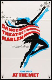 4j613 DANCE THEATRE OF HARLEM special 23x36 '85 really cool Knight art of dancer!