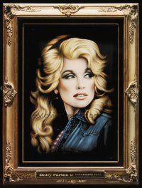4j532 DOLLY PARTON 18x24 music poster '11 Arens black velvet art of country western singer!