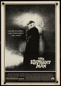 4j092 ELEPHANT MAN special 17x24 '80 John Hurt is not an animal, Hopkins, directed by David Lynch!