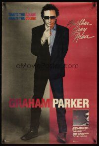 4j542 GRAHAM PARKER 24x36 music poster '82 full-length image of singer, Another Grey Area!
