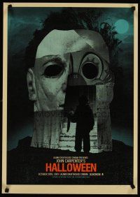 4j109 HALLOWEEN signed & numbered Alamo Drafthouse special 19x25 R09 by artist, Carpenter classic!