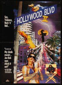 4j656 HOLLYWOOD BOULEVARD 2 video poster '89 sexy Ginger Lynn Allen, Traci Lords!