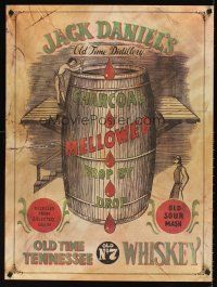 4j458 JACK DANIEL'S OLD TIME DISTILLERY 24x32 advertising poster '80s old no.7 whiskey!