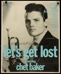4j121 LET'S GET LOST special 17x22 '88 Bruce Weber, great image of Chet Baker w/trumpet!