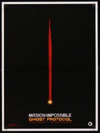 4j128 MISSION: IMPOSSIBLE GHOST PROTOCOL set of 3 IMAX special 18x24s '11 cool Owen art!