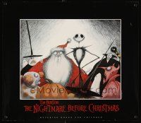 4j133 NIGHTMARE BEFORE CHRISTMAS book tie-in special 16x19 '93 Tim Burton, Disney!