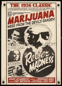 4j143 REEFER MADNESS special 11x16 R70s teens & marijuana, the weed from the Devil's garden!
